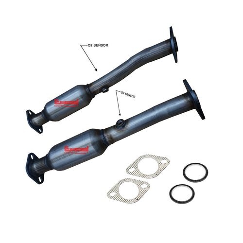 Rear Catalytic Converter  2005 to 2013 Infiniti QX56 5.6