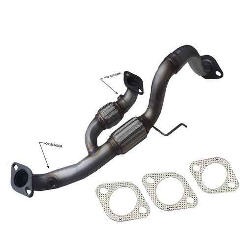 Exhaust Flex Y-Pipe Fits 2006 to 2008 Hyundai Sonata 3.3L V6