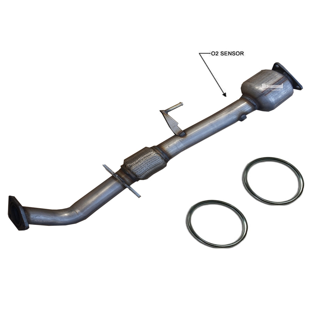 Rear Catalytic converter with Flex-Pipe 2013 to 2017 Honda Accord 2.4L