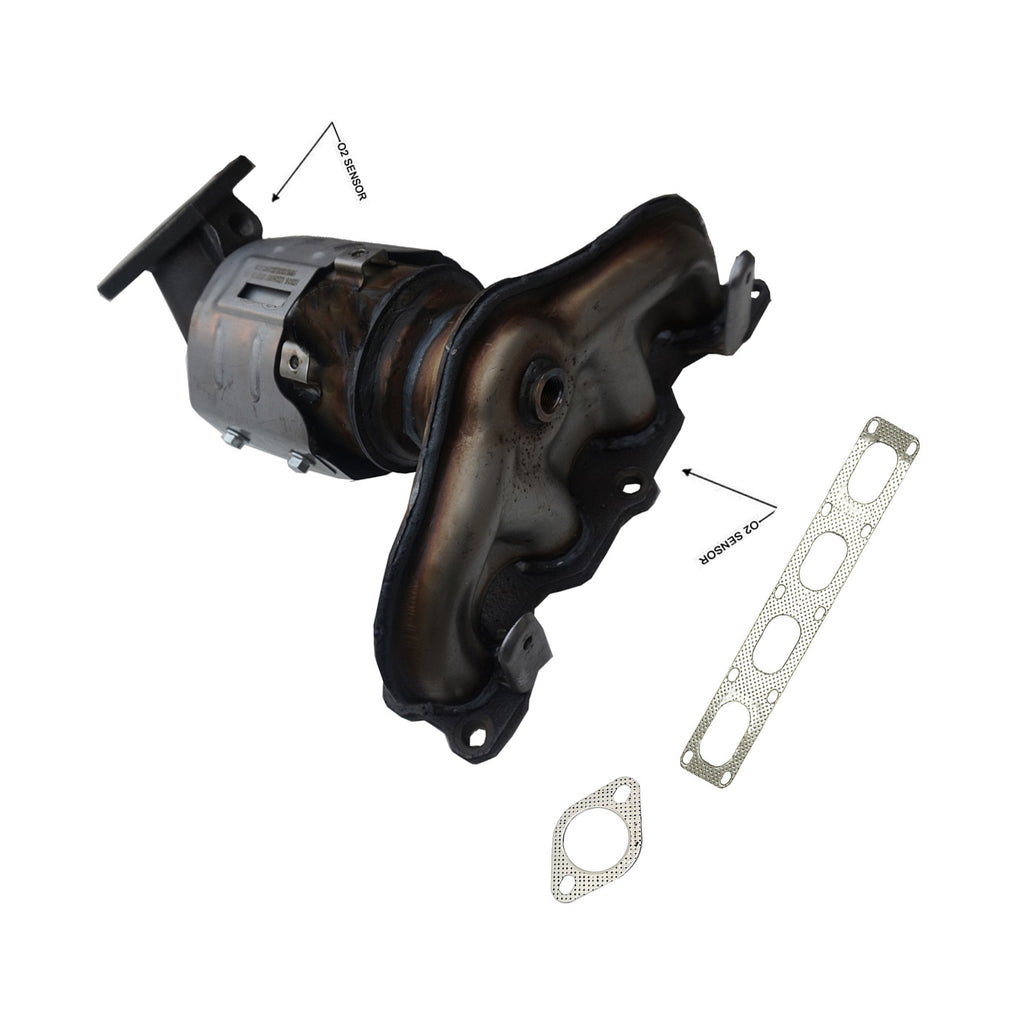 EPA Compliant Catalytic Converter With Manifold & Flex Pipe For 2010-2016 Hyundai Santa Fe Sport 2.4L & Kia Sorento 2.4L